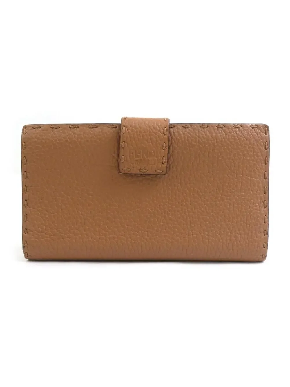 Auth Fendi Selleria Bifold Long Wallet #280353F17B